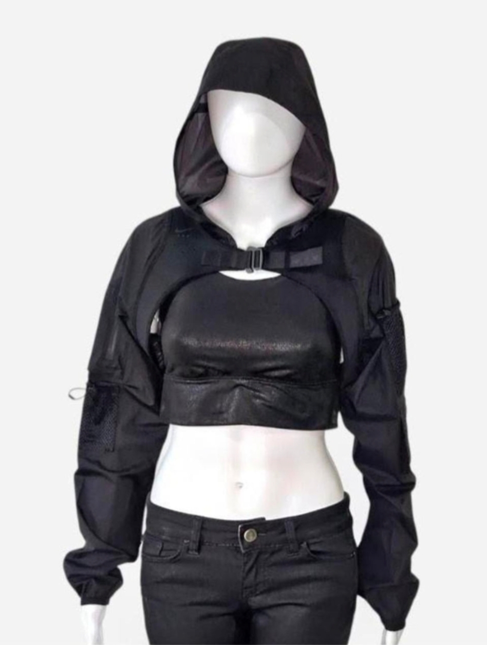 Nike x MMW Jacket collaboration with Matthew M. Williams cropped womens jacket